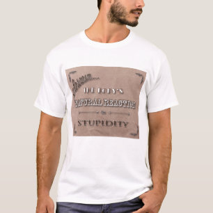 Sarcasm - the Body's Natural Reaction to Stupidity T-Shirt