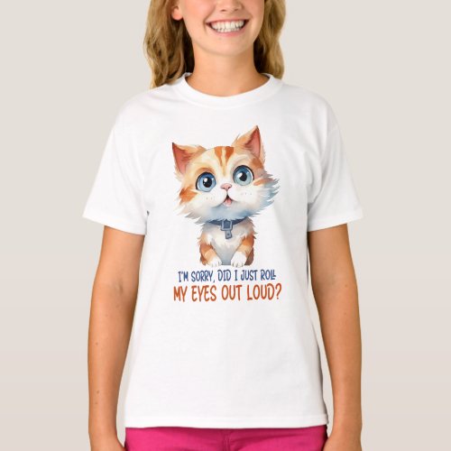 Sarcastic And Cute Cat 2 T_Shirt