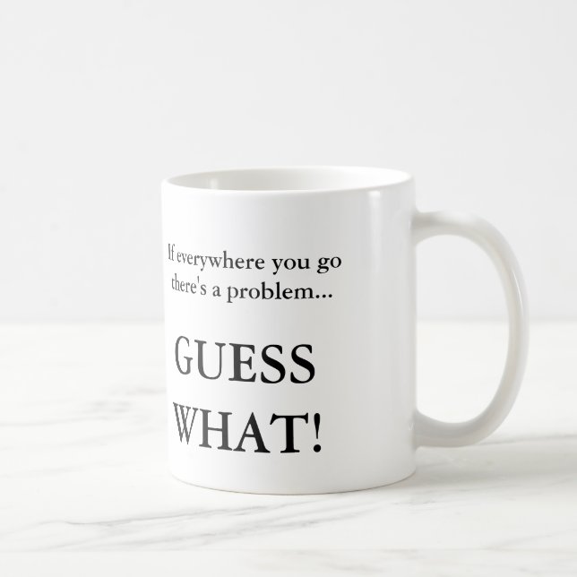 Sarcastic Answer to Annoying People Coffee Mug (Right)