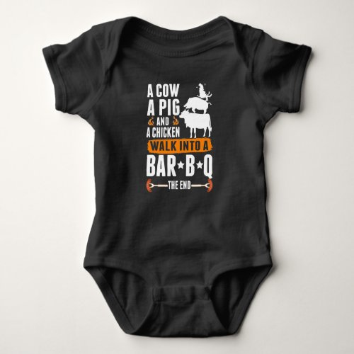 Sarcastic Barbecue Humor Meat Lover Grilling Funny Baby Bodysuit