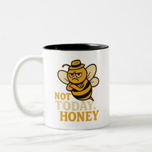 Sarcastic Beekeeper Humor Two-Tone Coffee Mug