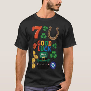 Sarcastic black cat  and Lucky charms T-Shirt