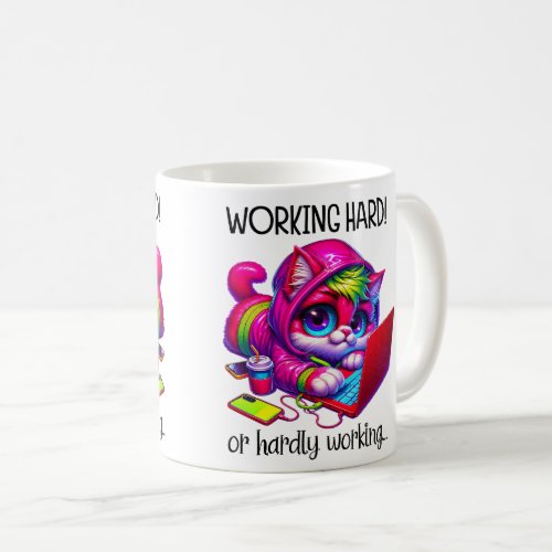 Sarcastic Cat Coffee Mug