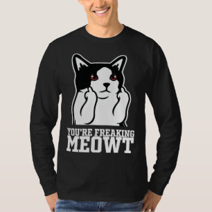 Sarcastic Cat Dark Cat Humor Cat Humor T-Shirt