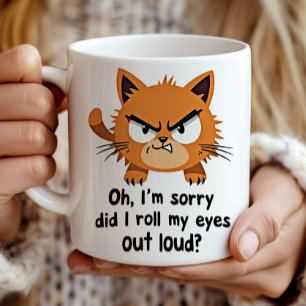 Sarcastic Cat Lover Gift Antisocial Kitty Coffee Mug
