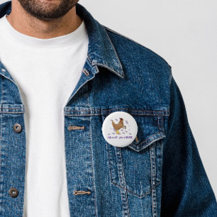 Sarcastic Chicken – Ask Me If I Give a Cluck Button