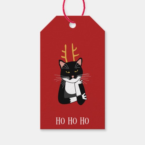 Sarcastic Christmas Cat Gift Tags