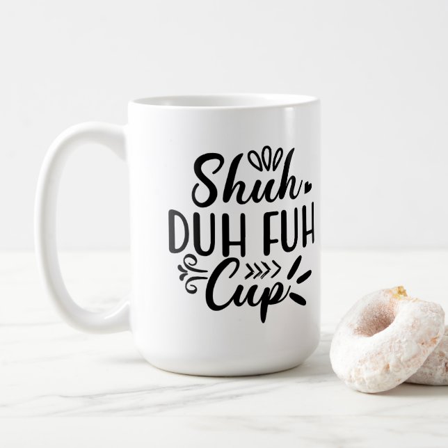 Sarcastic Coffee Lover Gift Mug (With Donut)