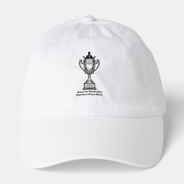 Sarcastic Dad T-Shirt Hat (Front)