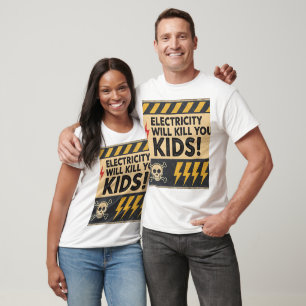 Sarcastic danger sign shirt