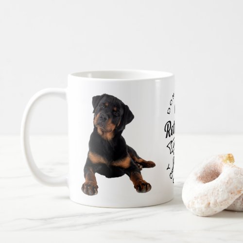 Sarcastic Dog Dad Rescue Mom Puppy Gift Rottweiler Coffee Mug