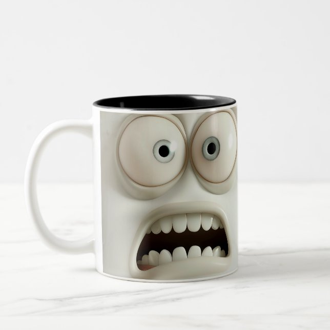 Sarcastic Face 3D Mug (Left)