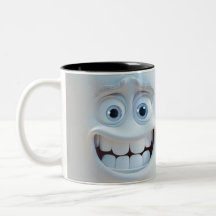 Sarcastic Face 3D Mug