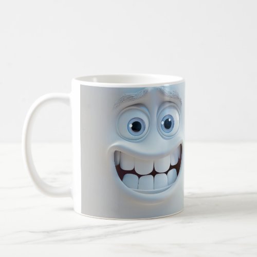 Sarcastic face coffee mug
