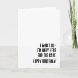 Sarcastic funny card