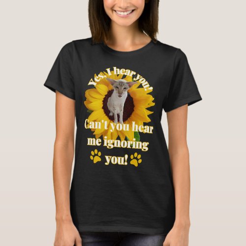 Sarcastic Funny Cat  T_Shirt