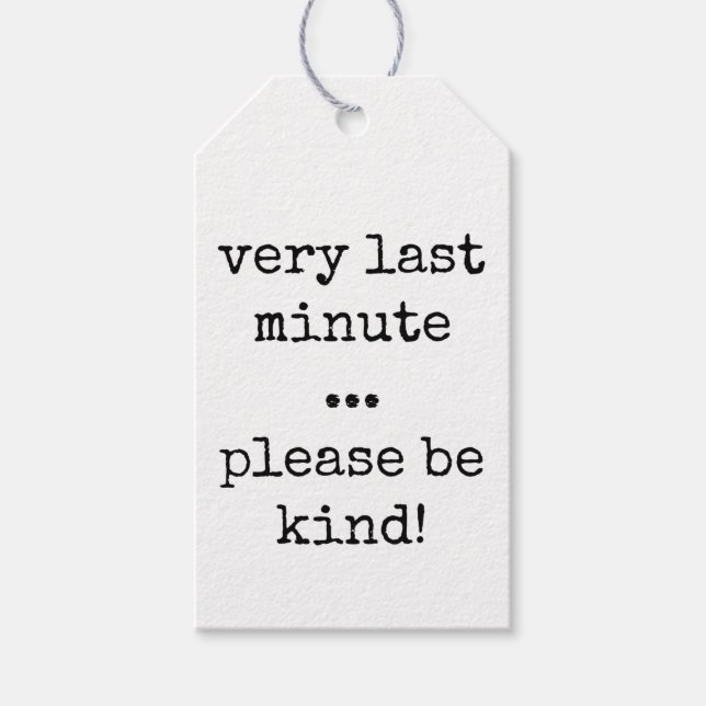 Sarcastic, Funny, Gift Tags, Present Label (Front)