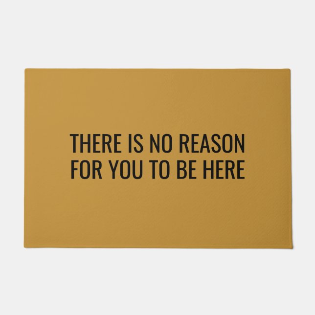 Sarcastic Funny Rude Doormat (Front)