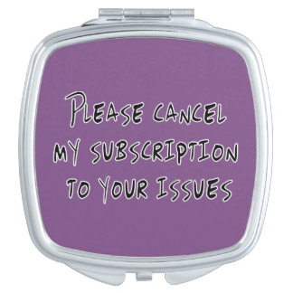 Sarcastic Funny Sayings and Quotes Salty Sarcasm Compact Mirror