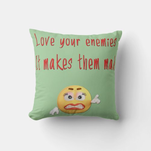 Sarcastic Funny Sayings and Quotes Salty Sarcasm Throw Pillow