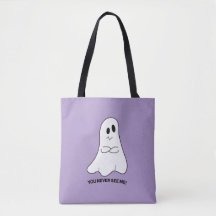 Sarcastic Ghost Tote Bag – You Never See Me