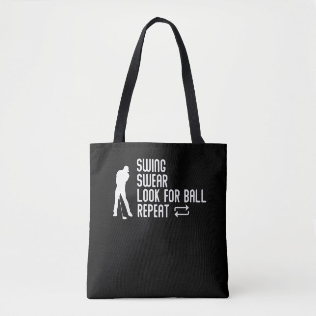 Sarcastic Golf Joke Golf Course Humor Golfing Tote Bag (Front)