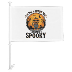 Sarcastic Halloween Shirt Funny Haunted Graveyard Car Flag