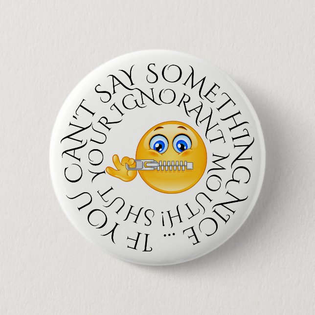 Sarcastic Humor Button (Front)