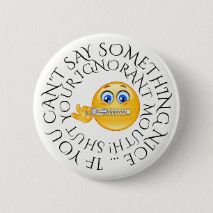 Sarcastic Humor Button
