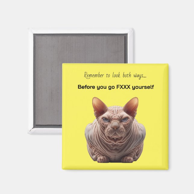 Sarcastic Humor Magnet (Front/Back)