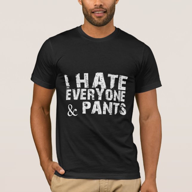 Sarcastic Humor T-Shirt – Introvert Lazy Outfit (Front)