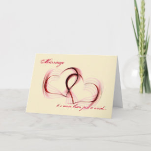Sarcastic Intertwined Hearts I Love You Card