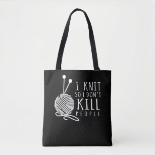 I love knitting Tote Bag by bodesigns