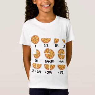 Sarcastic Mathematician Pizza Cheese Quick Math Fr T-Shirt