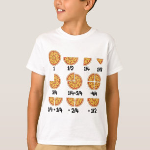 Sarcastic Mathematician Pizza Cheese Quick Math Fr T-Shirt