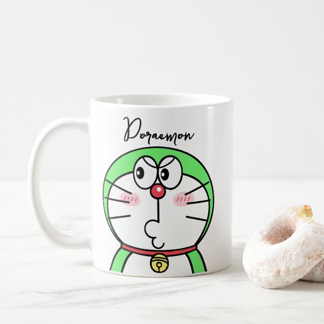 Sarcastic Mini Doraemon Coffee Mug (With Donut)