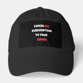 Sarcastic Minimalist Dad Hat - Cancel My Sub