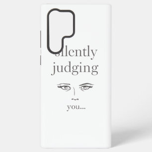 Sarcastic Minimalist Introvert Humor Samsung Galaxy S22 Ultra Case
