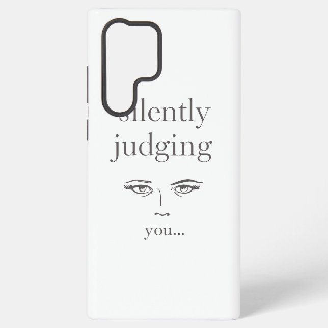 Sarcastic Minimalist Introvert Humor Samsung Galaxy Case (Back)