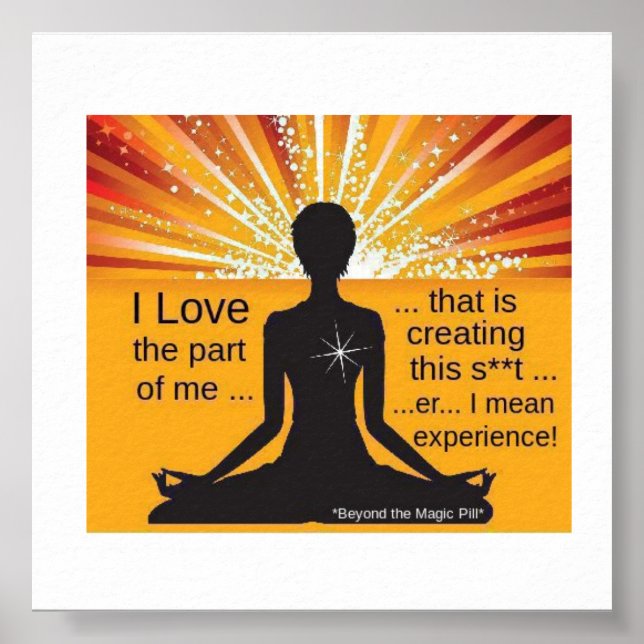 Sarcastic Motivational Poster (Front)