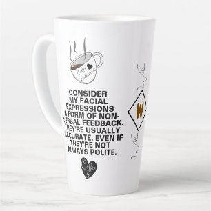 Sarcastic Mug with Funny Quote for Coffee Lovers