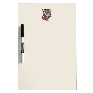 Sarcastic Nerd Axolotl I Axolotl Questions Meme Dry Erase Board