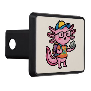 Sarcastic Nerd Axolotl I Axolotl Questions Meme Hitch Cover