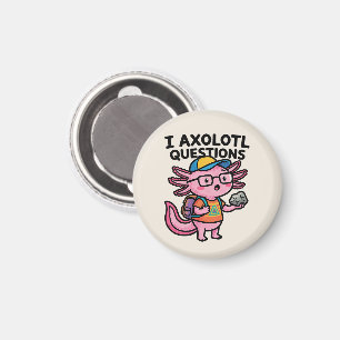 Sarcastic Nerd Axolotl I Axolotl Questions Meme Magnet
