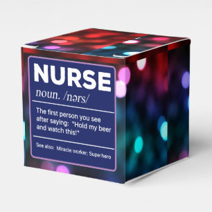Sarcastic Nurse Definition: Hold My Beer Favor Boxes