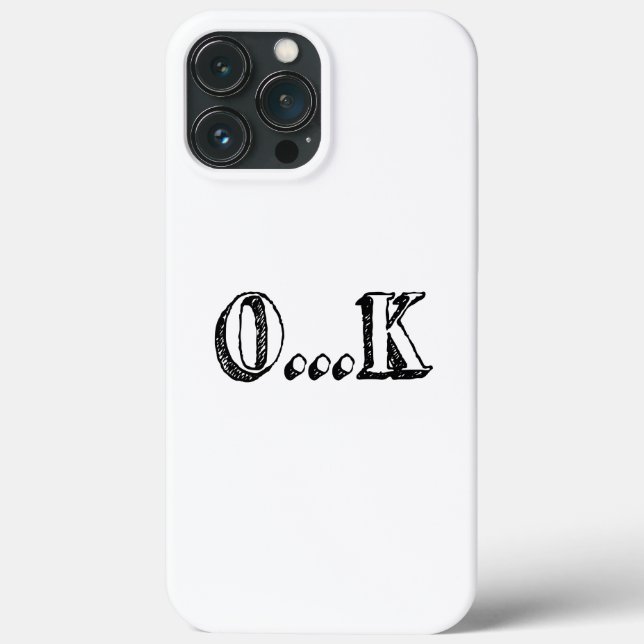 Sarcastic OK Case-Mate iPhone Case (Back)