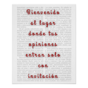 Sarcastic Phrase Poster with Modern Typography
