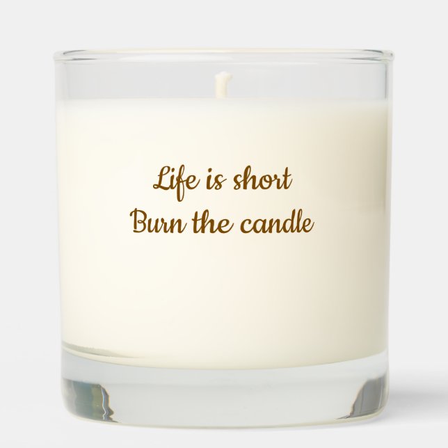Sarcastic Quote Candle Gift (Front)