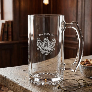 Sarcastic Raven Trio We're Judging You Fathers Day Stein
