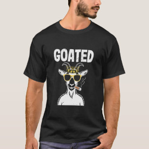 Sarcastic Saying Goat with A Crown Meme Saying Goa T-Shirt